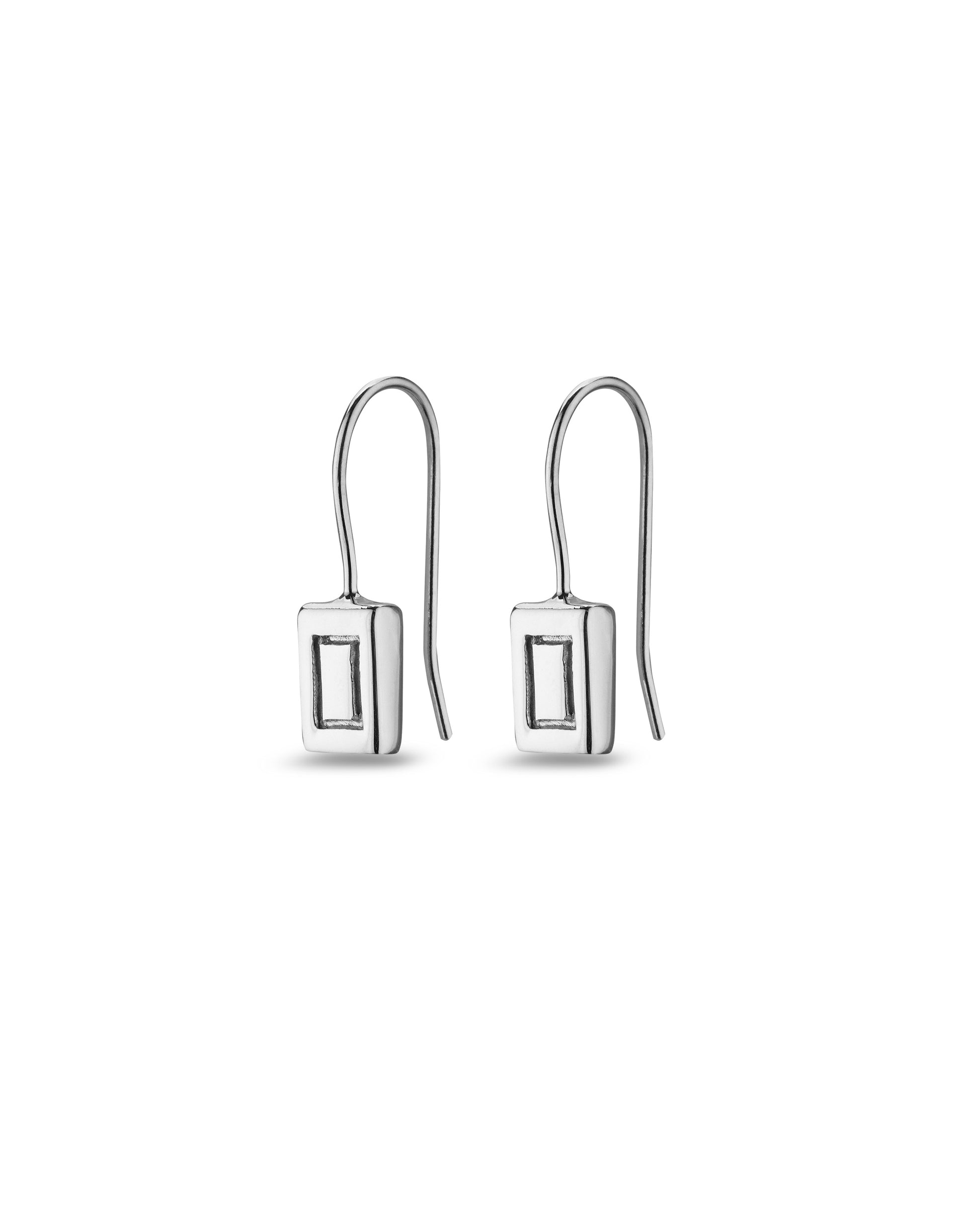 Cuadrado – Drop Earrings 925 Silber